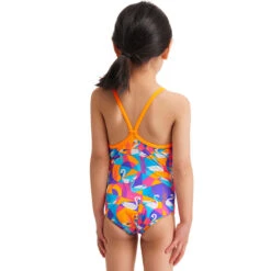 Funkita - Swim Swan - Toddler Girl's Eco Printed One Piece -Swim and Beyond funkita swim swan toddler girls eco printed one piece 3
