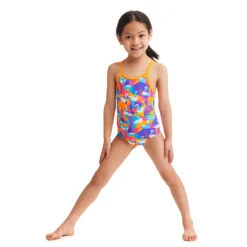 Funkita - Swim Swan - Toddler Girl's Eco Printed One Piece -Swim and Beyond funkita swim swan toddler girls eco printed one piece 5