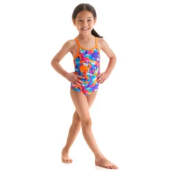 Funkita - Swim Swan - Toddler Girl's Eco Printed One Piece -Swim and Beyond funkita swim swan toddler girls eco printed one piece 6