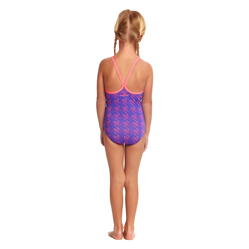 Funkita - Tetris Time - Toddler Girl's Printed One Piece 3 Funkita - Tetris Time - Toddler Girl's Printed One Piece - Image 3