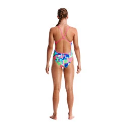 Funkita - Texta Towers - Girls Single Strap One Piece -Swim and Beyond funkita texta towers girls single strap one piece 3