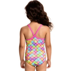 Funkita - Powder Puff - Toddler Girls One Piece -Swim and Beyond funkita toddler girls swimwear powder puff 3