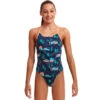 Funkita - Trailer Trash - Girls Eco Diamond Back One Piece