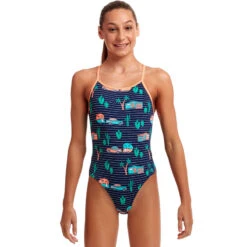 Funkita - Trailer Trash - Girls Eco Diamond Back One Piece