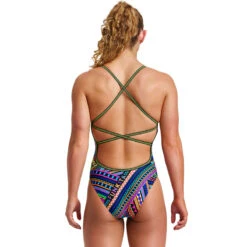 Funkita - Tribal Revival - Ladies Strapped In One Piece 12 Funkita - Tribal Revival - Ladies Strapped In One Piece -Swim and Beyond funkita tribal revival strapped in ladies one piece 3