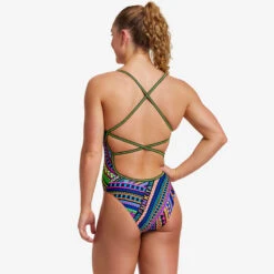 Funkita - Tribal Revival - Ladies Strapped In One Piece 13 Funkita - Tribal Revival - Ladies Strapped In One Piece -Swim and Beyond funkita tribal revival strapped in ladies one piece 4