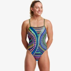 Funkita - Tribal Revival - Ladies Strapped In One Piece 14 Funkita - Tribal Revival - Ladies Strapped In One Piece -Swim and Beyond funkita tribal revival strapped in ladies one piece 5