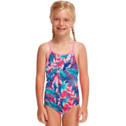 Funkita - TropFest - Toddler Girls Printed Eco Tankini & Brief