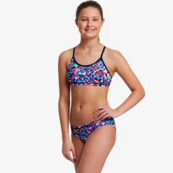 Funkita - Video Star - Girls Racerback Two Piece 7 Funkita - Video Star - Girls Racerback Two Piece -Swim and Beyond funkita video star girls racerback two piece 4
