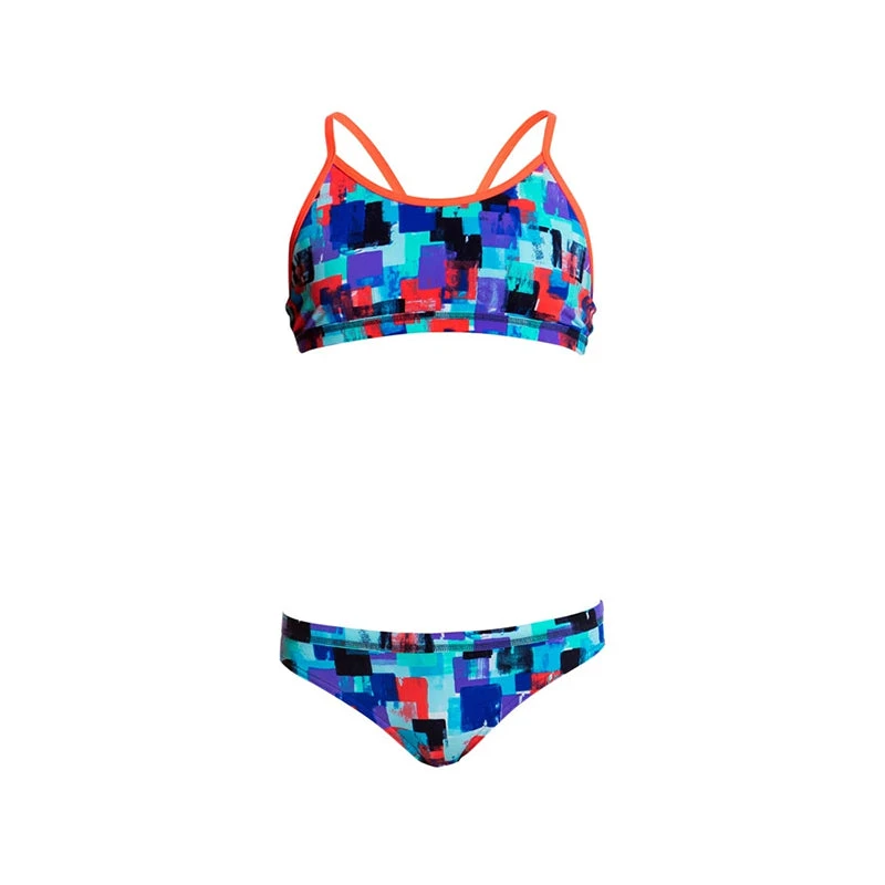 Funkita - Vincent Van Funk - Girls Racerback Two Piece 2 Funkita - Vincent Van Funk - Girls Racerback Two Piece - Image 2