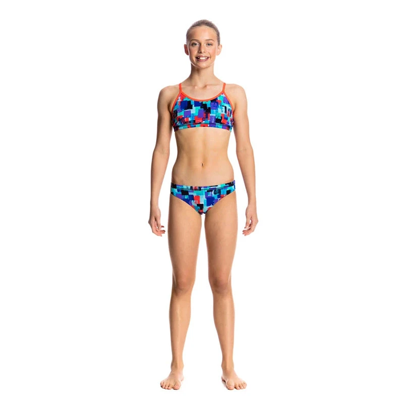 Funkita - Vincent Van Funk - Girls Racerback Two Piece 4 Funkita - Vincent Van Funk - Girls Racerback Two Piece - Image 4
