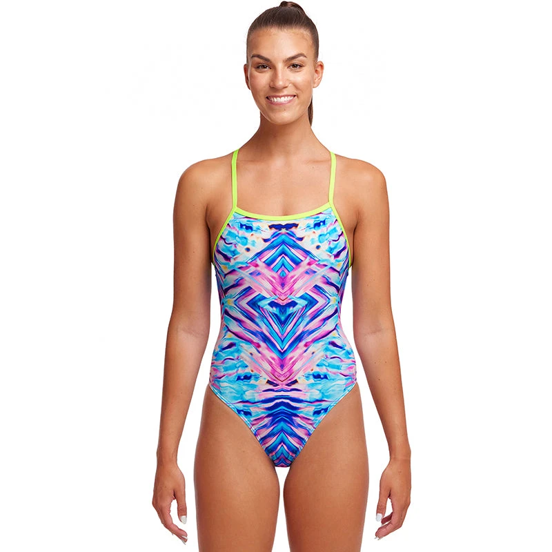 Funkita - Water Ripple - Ladies Tie Me Tight One Piece 1 Funkita - Water Ripple - Ladies Tie Me Tight One Piece