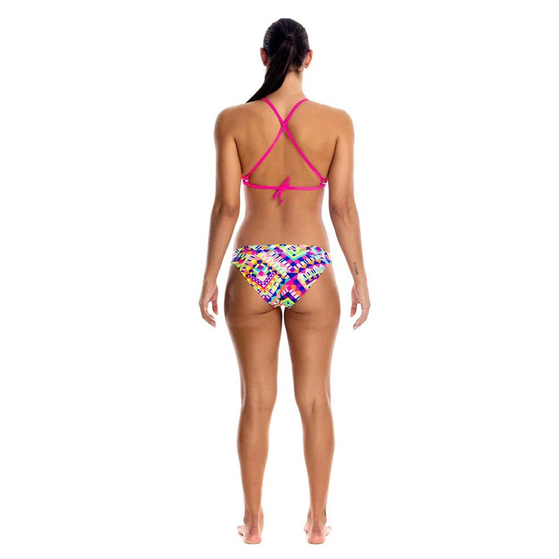 Funkita - White Diamond - Ladies Tie Down Bikini Top 5 Funkita - White Diamond - Ladies Tie Down Bikini Top - Image 5