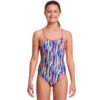 Funkita - Wing Tips - Girls Eco Diamond Back One Piece
