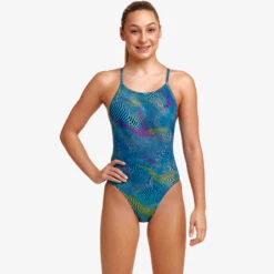 Funkita - Wires Crossed - Girls Diamond Back One Piece 9 Funkita - Wires Crossed - Girls Diamond Back One Piece -Swim and Beyond funkita wires crossed girls diamond back one piece 5