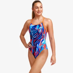 Funkita - Zee Bra - Girls Diamond Back One Piece -Swim and Beyond funkita zee bra girls diamond back one piece 5