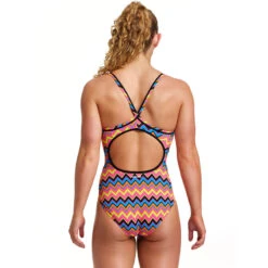 Funkita - Ziggy Pop - Ladies Diamond Back One Piece -Swim and Beyond funkita ziggy pop ladies diamond back one piece 3