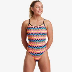 Funkita - Ziggy Pop - Ladies Diamond Back One Piece -Swim and Beyond funkita ziggy pop ladies diamond back one piece 5