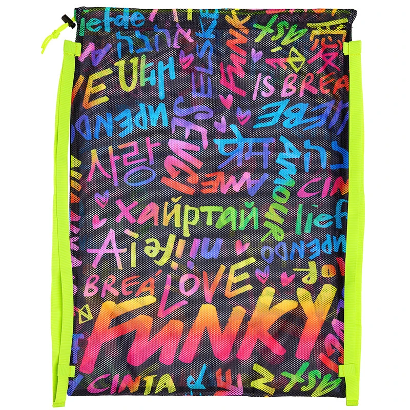 Funky - Love Funky - Mesh Gear Bag 1 Funky - Love Funky - Mesh Gear Bag