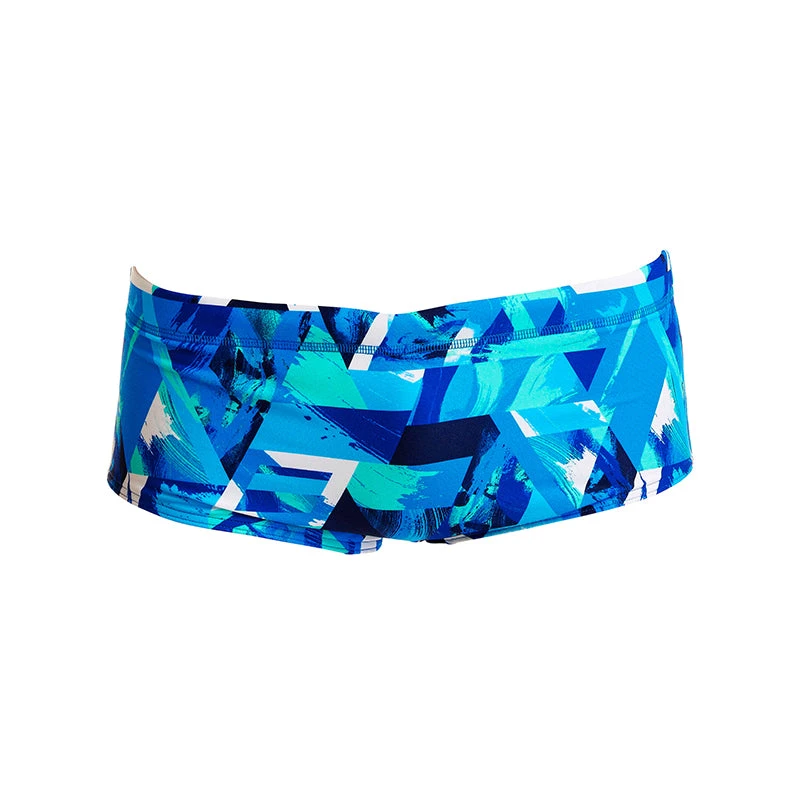 Funky Trunks - Bashed Blue - Boys Sidewinder Trunks 2 Funky Trunks - Bashed Blue - Boys Sidewinder Trunks - Image 2