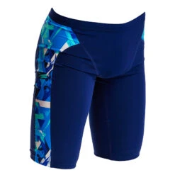 Funky Trunks - Bashed Blue - Boys Training Jammers -Swim and Beyond funky trunks bashed blue boys training jammers 3