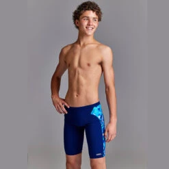 Funky Trunks - Bashed Blue - Boys Training Jammers -Swim and Beyond funky trunks bashed blue boys training jammers 6