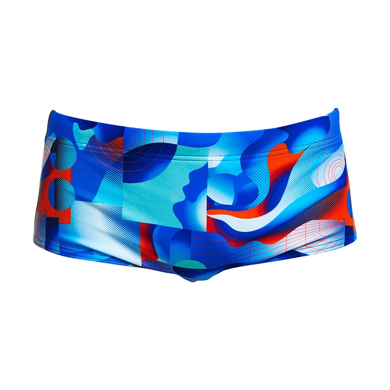 Funky Trunks - Battle Blue - Boys Sidewinder Trunks 2 Funky Trunks - Battle Blue - Boys Sidewinder Trunks - Image 2