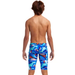 Funky Trunks - Battle Blue - Boys Training Jammers 7 Funky Trunks - Battle Blue - Boys Training Jammers -Swim and Beyond funky trunks battle blue boys training jammers 3