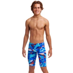 Funky Trunks - Battle Blue - Boys Training Jammers 8 Funky Trunks - Battle Blue - Boys Training Jammers -Swim and Beyond funky trunks battle blue boys training jammers 4