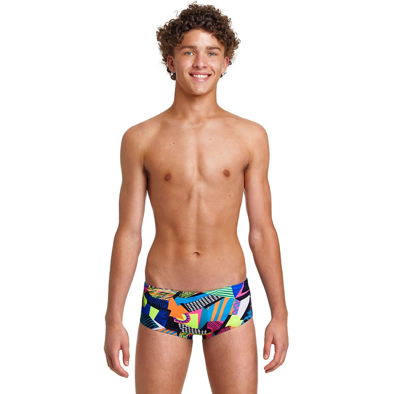 Funky Trunks - Bel Air Beats - Boys Sidewinder Trunks 1 Funky Trunks - Bel Air Beats - Boys Sidewinder Trunks