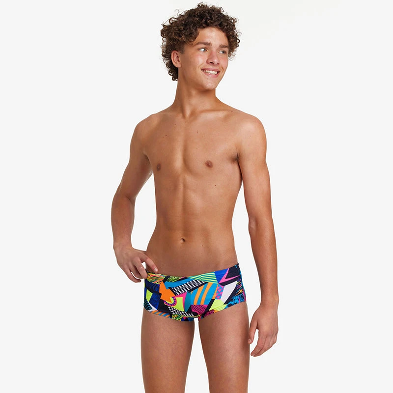 Funky Trunks - Bel Air Beats - Boys Sidewinder Trunks 4 Funky Trunks - Bel Air Beats - Boys Sidewinder Trunks - Image 4