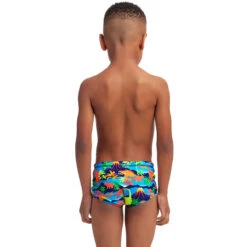 Funky Trunks - Big Bronto - Toddler Boys Printed Trunks -Swim and Beyond funky trunks big bronto toddler boys printed trunks 3