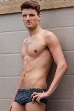 Funky Trunks - Binary Bro Mens Plain Front Trunks -Swim and Beyond funky trunks binary bro plain front mens trunks 5