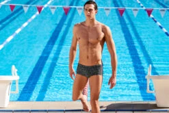 Funky Trunks - Binary Bro Mens Plain Front Trunks -Swim and Beyond funky trunks binary bro plain front mens trunks 6