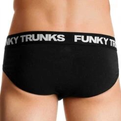Funky Trunks - Black Attack - Mens Underwear Briefs 6 Funky Trunks - Black Attack - Mens Underwear Briefs -Swim and Beyond funky trunks black attack mens underwear briefs 3