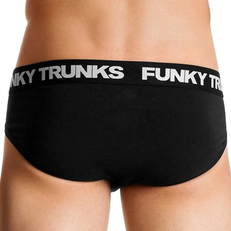Funky Trunks - Black Attack - Mens Underwear Briefs 3 Funky Trunks - Black Attack - Mens Underwear Briefs - Image 3