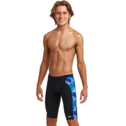 Funky Trunks - Blue Bars - Boys Training Jammers 8 Funky Trunks - Blue Bars - Boys Training Jammers -Swim and Beyond funky trunks blue bars boys training jammers 4