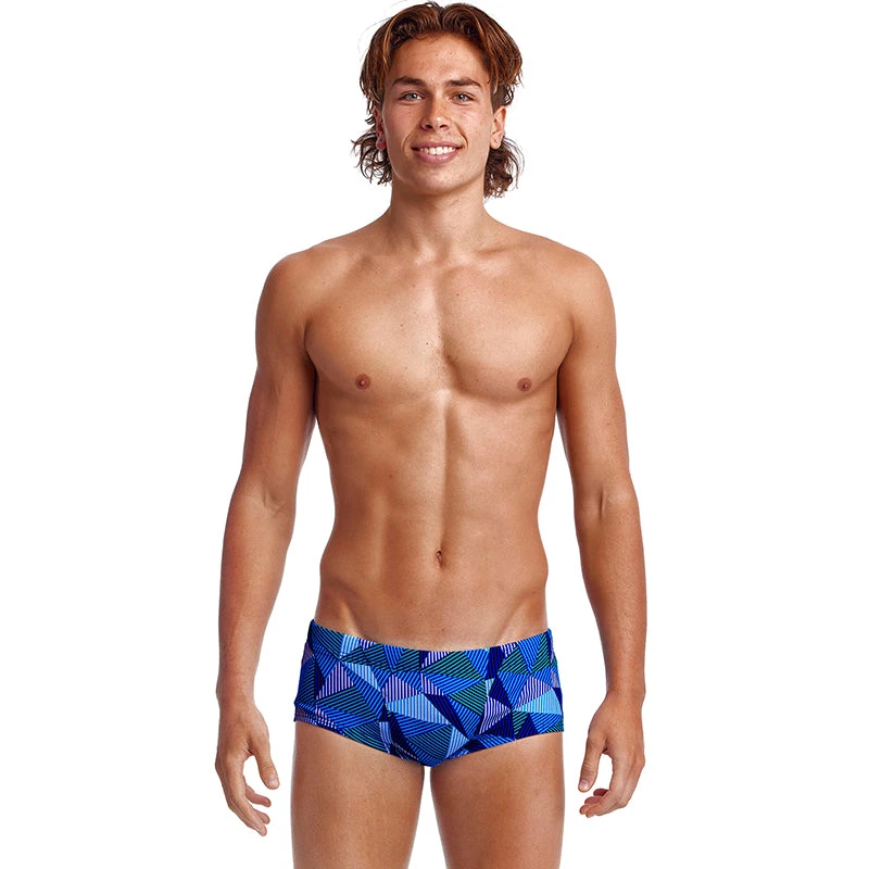 Funky Trunks - Blue Bars - Mens Classic Trunks 1 Funky Trunks - Blue Bars - Mens Classic Trunks