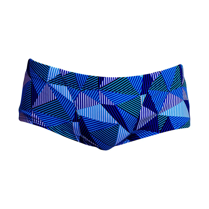 Funky Trunks - Blue Bars - Mens Classic Trunks 2 Funky Trunks - Blue Bars - Mens Classic Trunks - Image 2