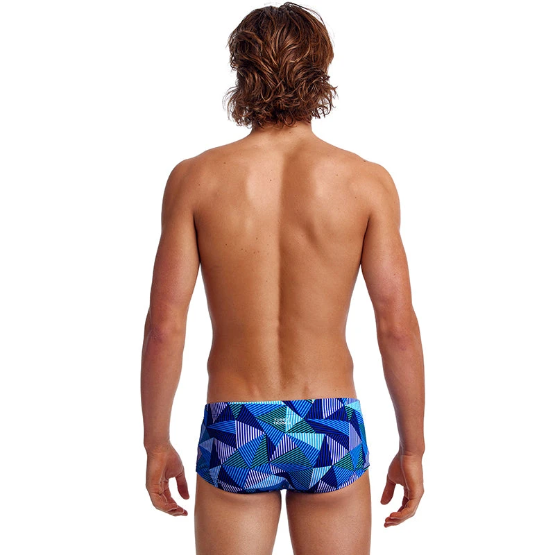 Funky Trunks - Blue Bars - Mens Classic Trunks 3 Funky Trunks - Blue Bars - Mens Classic Trunks - Image 3