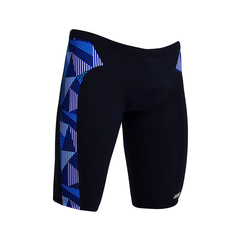 Funky Trunks - Blue Bars - Mens Training Jammers 2 Funky Trunks - Blue Bars - Mens Training Jammers - Image 2
