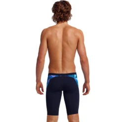 Funky Trunks - Blue Bars - Mens Training Jammers 11 Funky Trunks - Blue Bars - Mens Training Jammers -Swim and Beyond funky trunks blue bars mens training jammers 3
