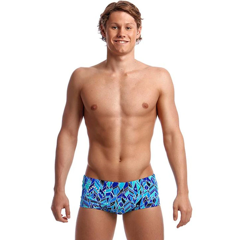 Funky Trunks - Blue Bird Mens Classic Trunks 1 Funky Trunks - Blue Bird Mens Classic Trunks