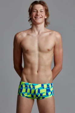 Funky Trunks - Blue Blockers - Boys Classic Trunks -Swim and Beyond funky trunks blue blockers boys classic trunks 4