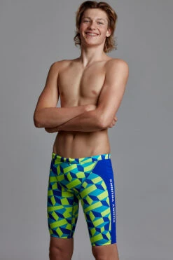 Funky Trunks - Blue Blockers - Boys Training Jammers 12 Funky Trunks - Blue Blockers - Boys Training Jammers -Swim and Beyond funky trunks blue blockers boys training jammers 6