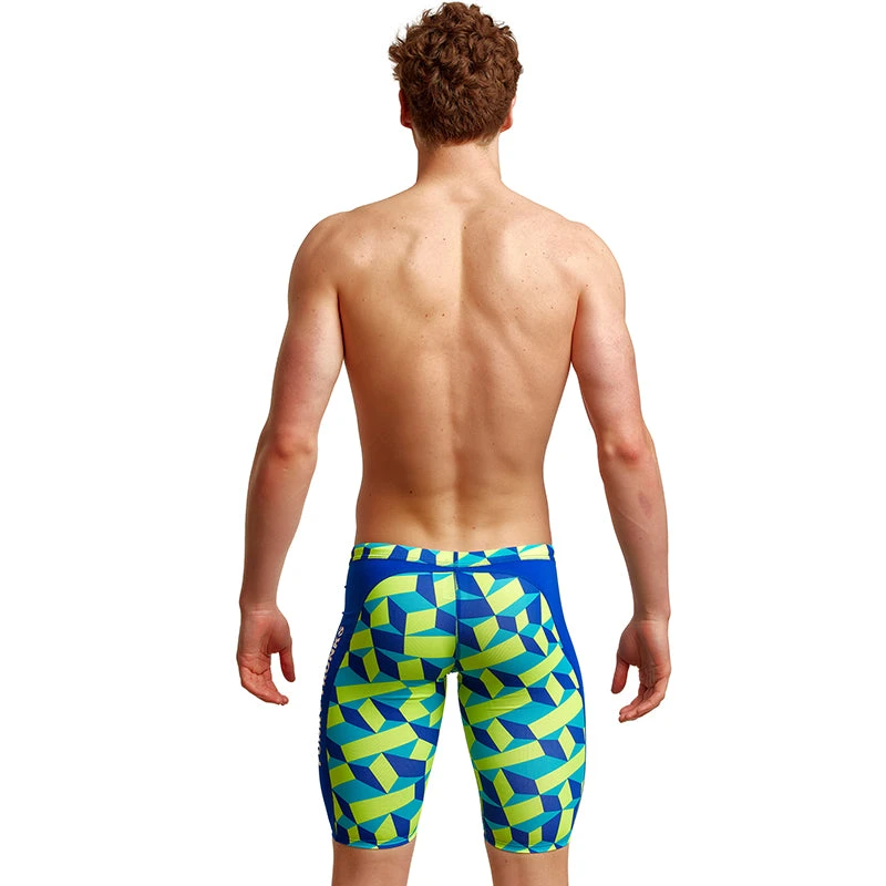 Funky Trunks - Blue Blockers - Mens Training Jammers 4 Funky Trunks - Blue Blockers - Mens Training Jammers - Image 4