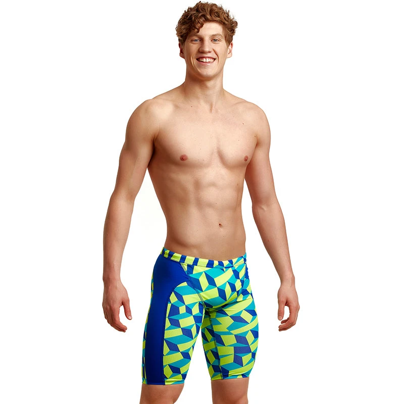 Funky Trunks - Blue Blockers - Mens Training Jammers 5 Funky Trunks - Blue Blockers - Mens Training Jammers - Image 5
