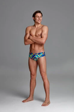 Funky Trunks - Boarded Up - Mens Classic Briefs -Swim and Beyond funky trunks boarded up mens classic briefs 4