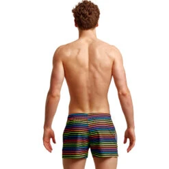 Funky Trunks - Bright Lights - Mens Shorty Shorts Short -Swim and Beyond funky trunks bright lights mens shorty shorts short 3