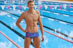 Funky Trunks - Chain Reaction - Mens Classic Trunks -Swim and Beyond funky trunks chain reaction mens classic trunks 4